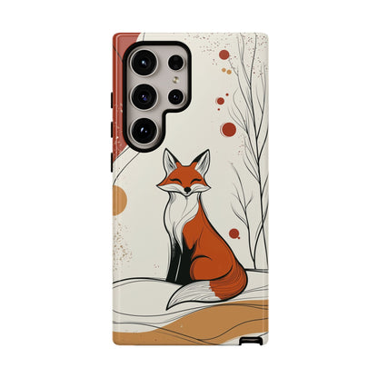 Smiling Fox: Playful Forest Charm Phone Case for iPhone, Samsung & Pixel