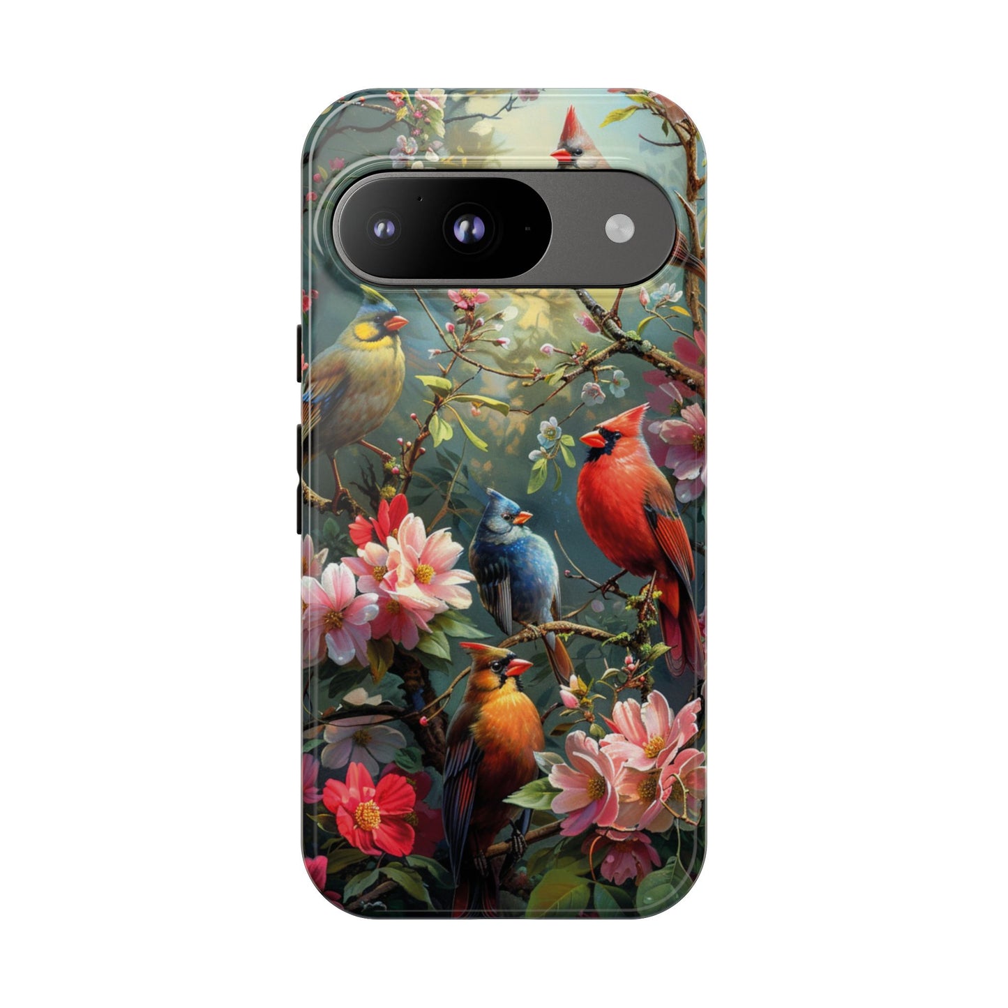 Floral Birds Phone Case – Cute & Protective Cover for iPhone, Samsung & Google Pixel