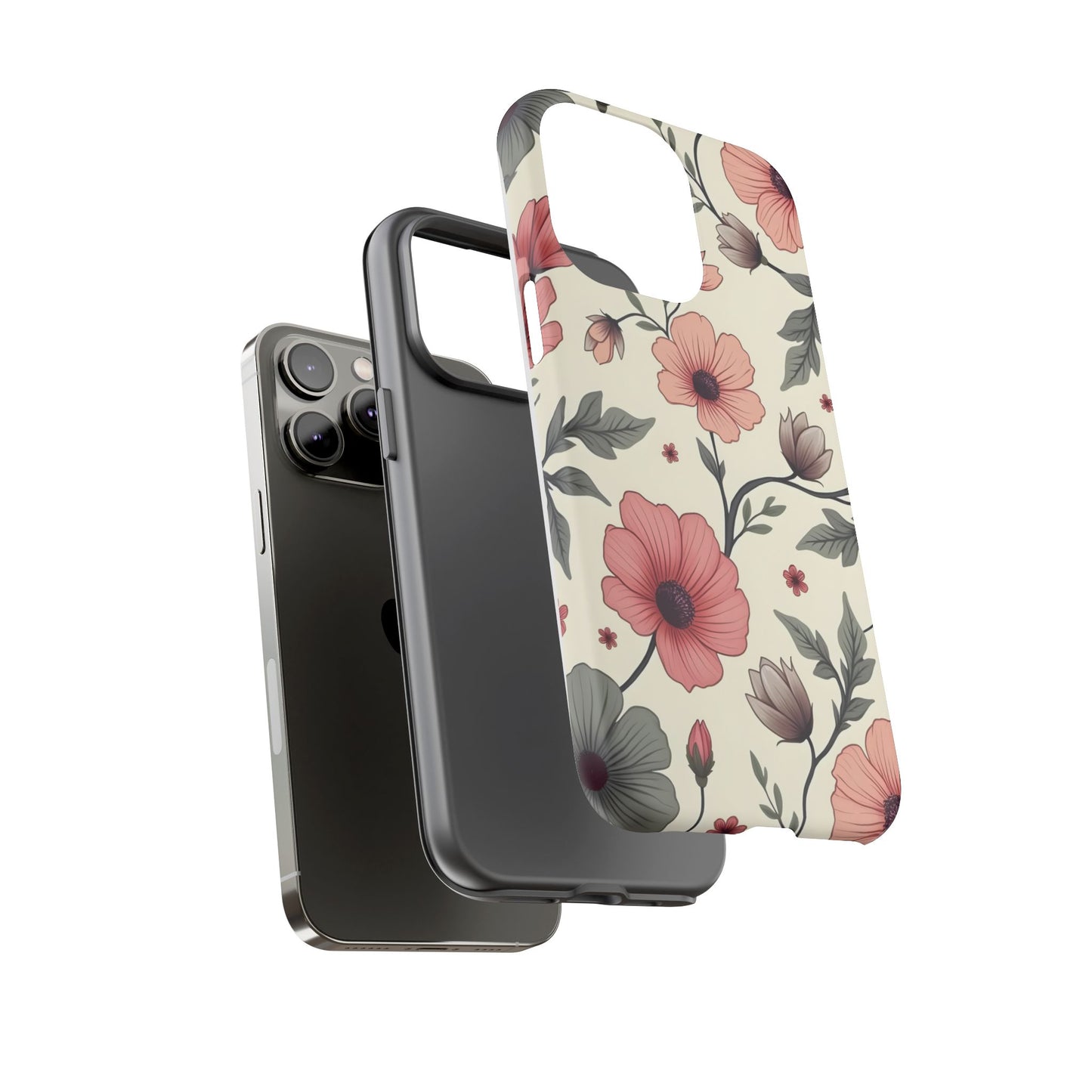 Floral Iphone Case, Botanical Pattern Design