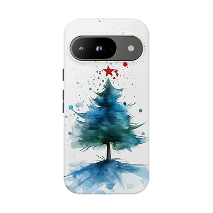 Winter Bloom – Watercolor Tree Art Case for iPhone, Pixel & Samsung