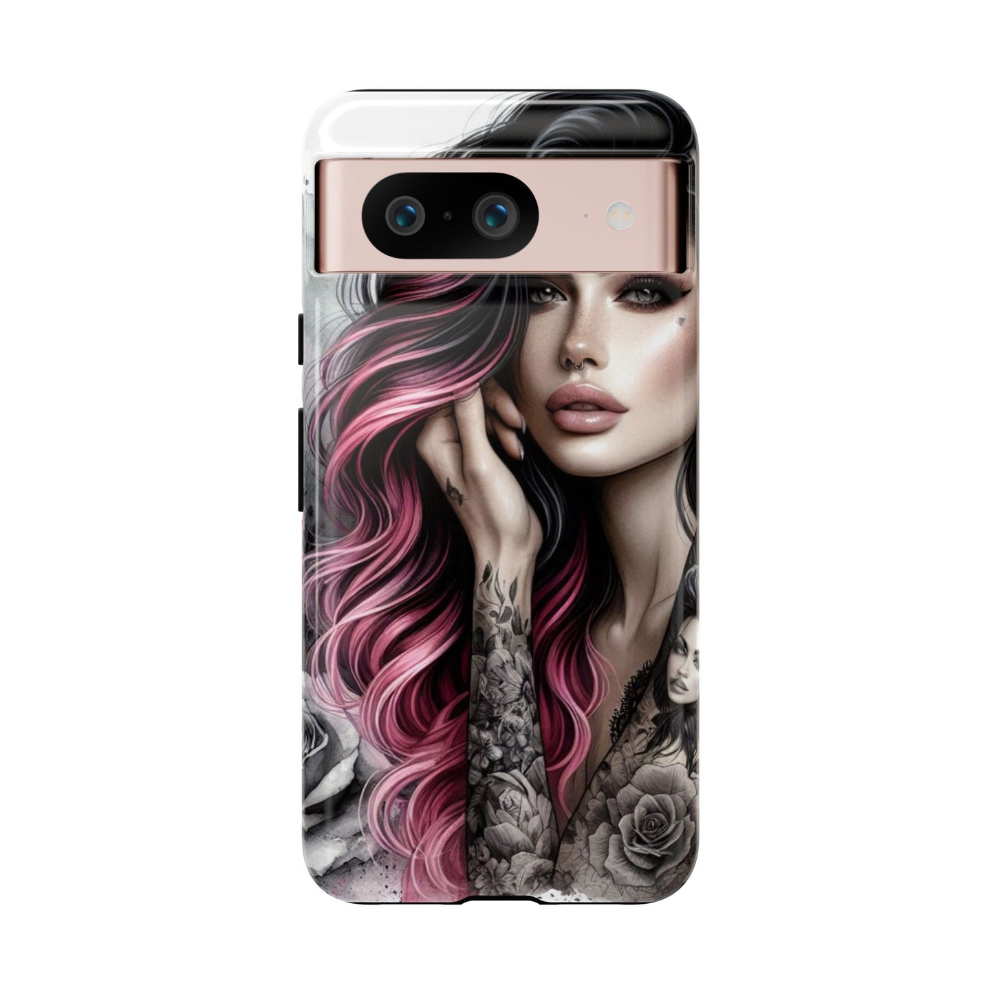 Tattooed Elegance – Gothic Art Mobile Cover