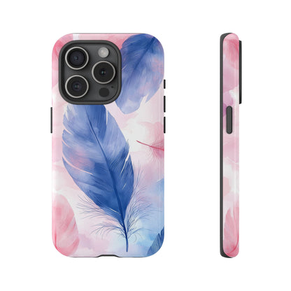 Pastel Plume Watercolor Phone Case for iPhone, google Pixel & Samsung