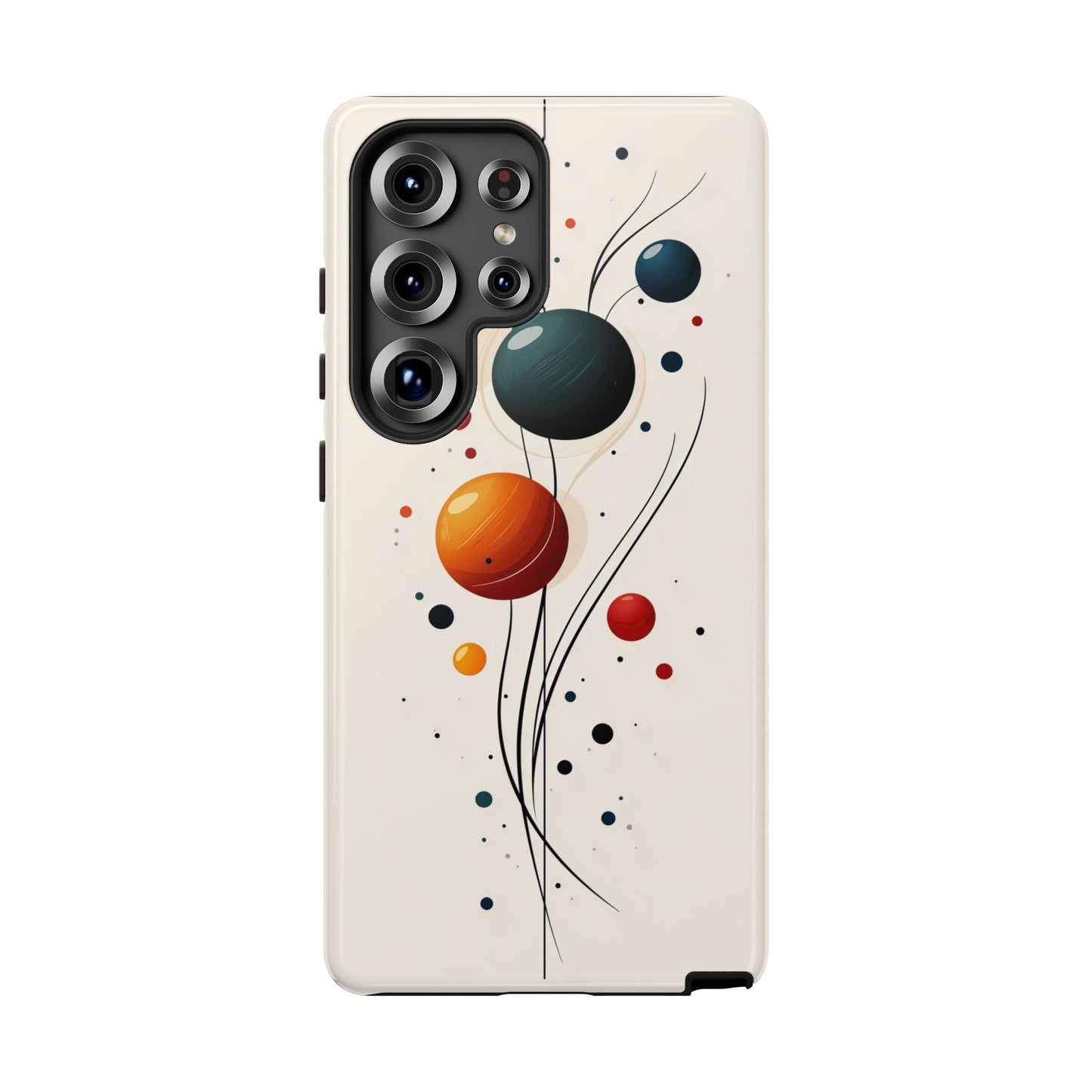 Modern Orbit Abstract Phone Case – Minimal Planet-Inspired Design for iPhone, Samsung & Pixel