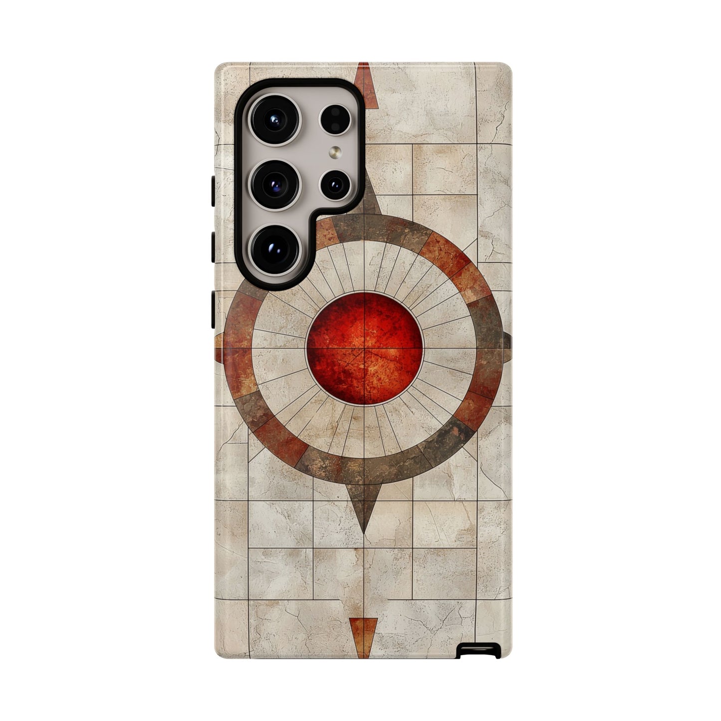 Boho Stone Compass Phone Case for iPhone, Pixel & Samsung
