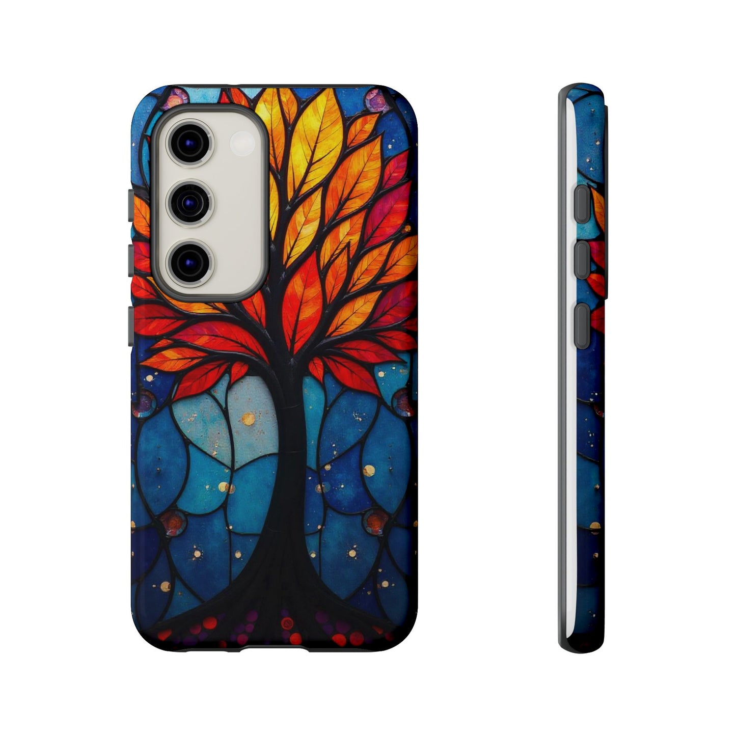 Stained Glass Tree: A Burst of Vibrant Elegance