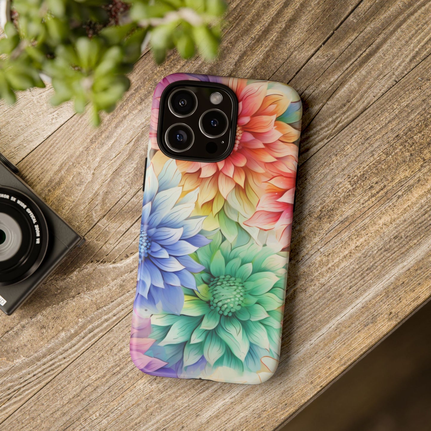 Rainbow Bloom Mandala Floral Mobile Case