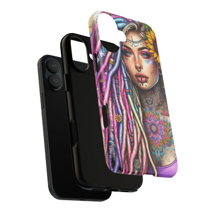 Boho Mandala Goddess – Ethereal Tattoo Art Mobile Cover