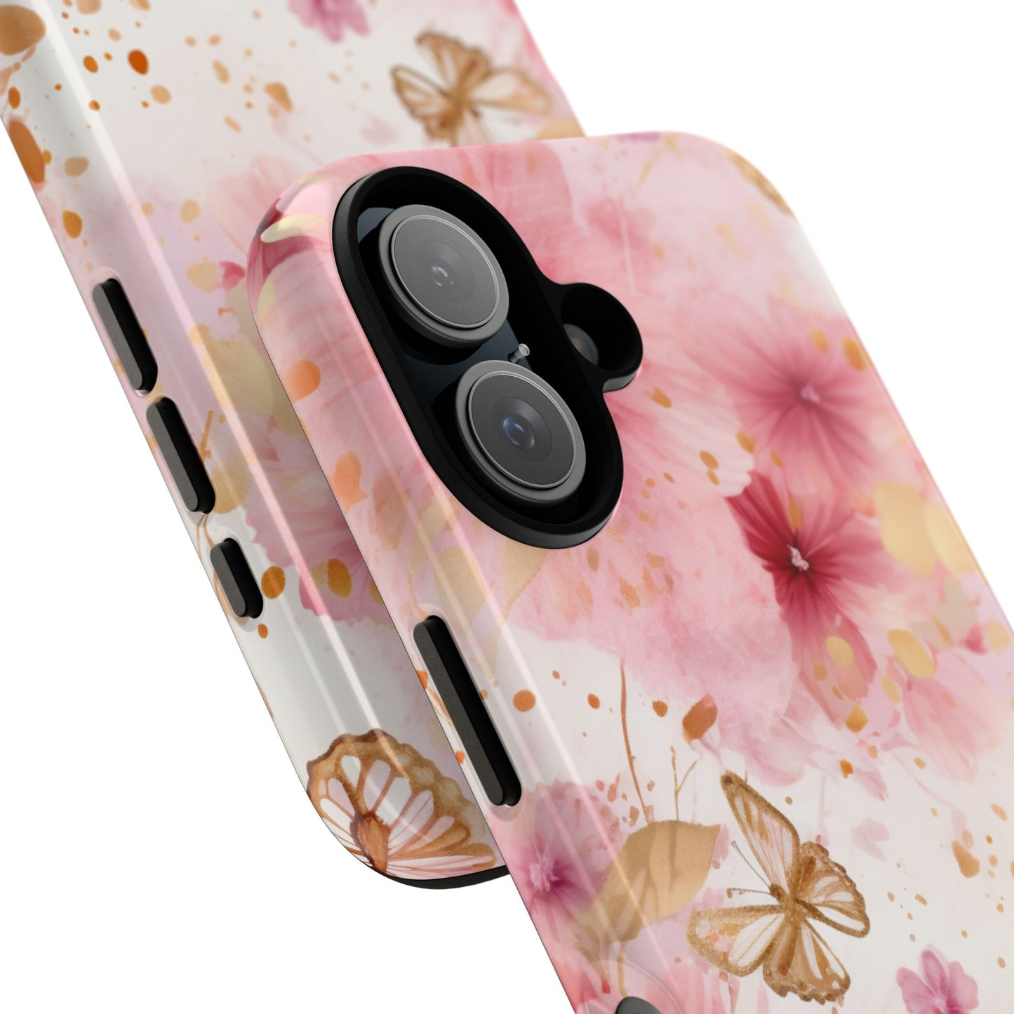 Blush Elegance Floral Mobile Case