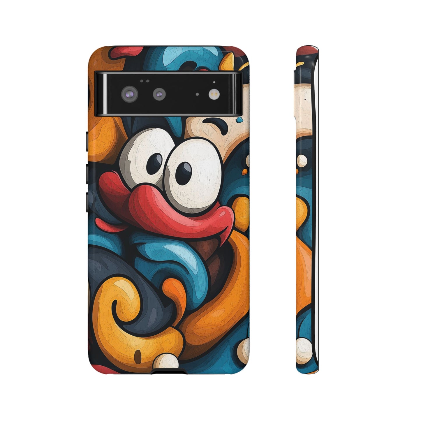 Funky Eyes – Playful Pop Abstract Phone Case for iPhone, Samsung & Pixel