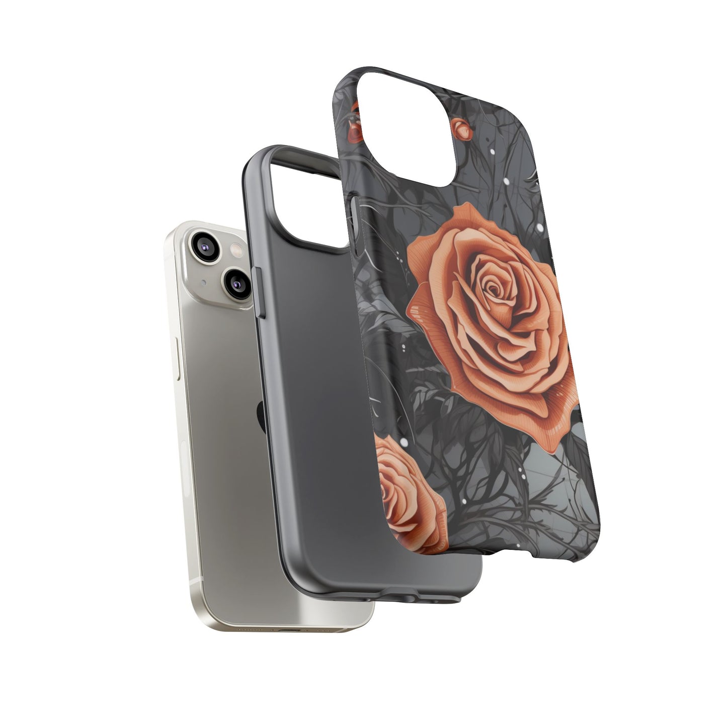Mystic Noir Rose Mobile Case