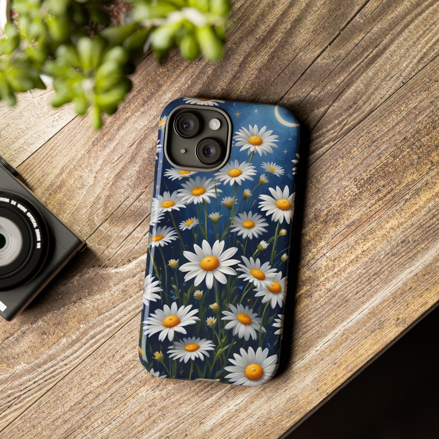 Witchy Daisy Flowers Phone Case Vintage Botanical Cover