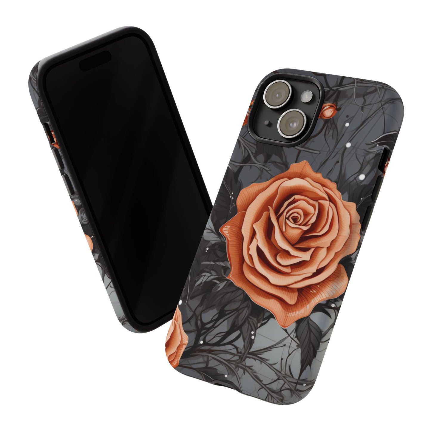 Mystic Noir Rose Mobile Case
