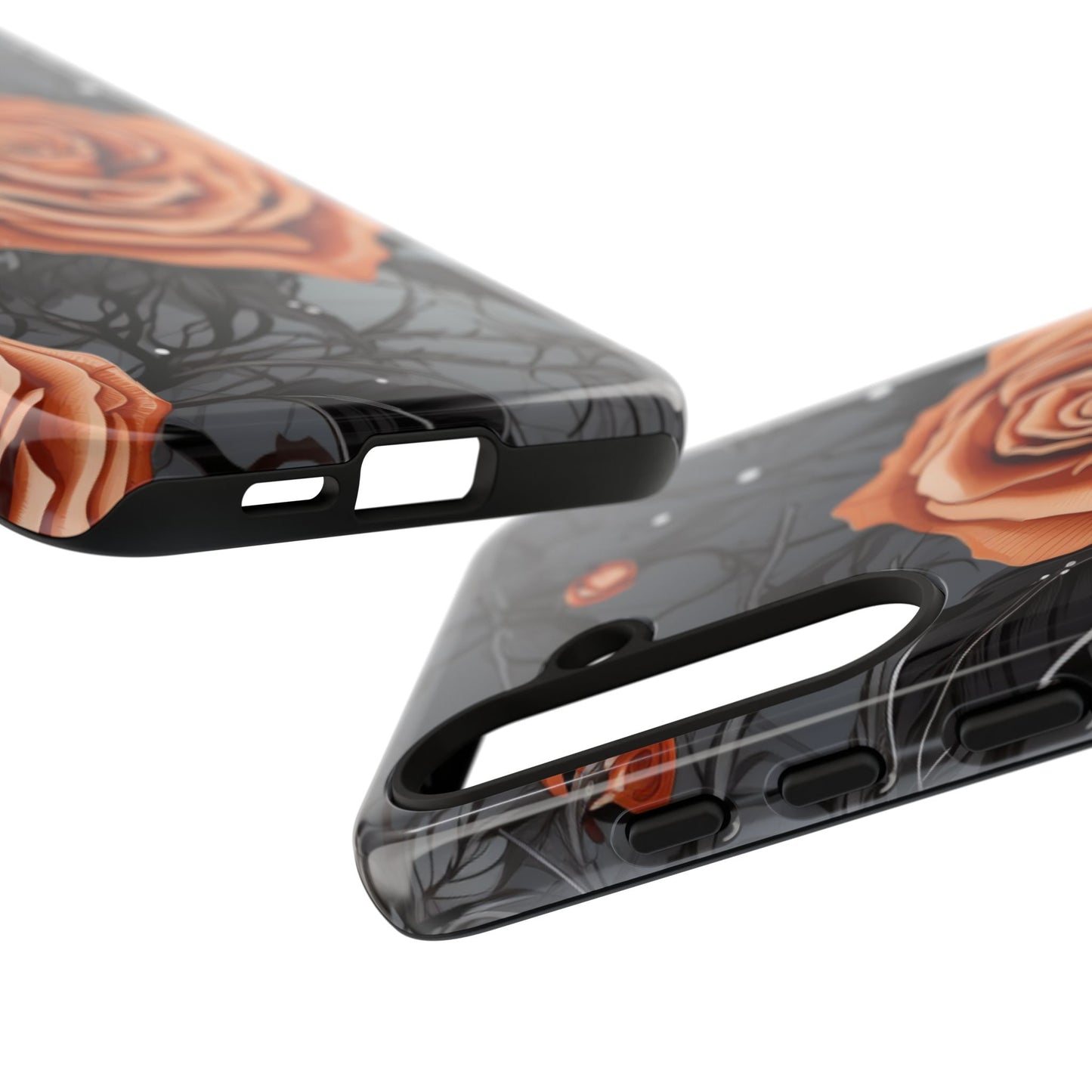 Mystic Noir Rose Mobile Case