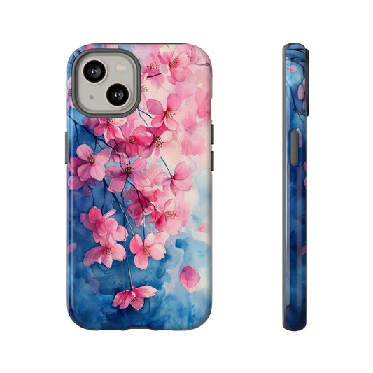 Pastel Petal Rain Watercolor Phone Case for iPhone, google Pixel & Samsung