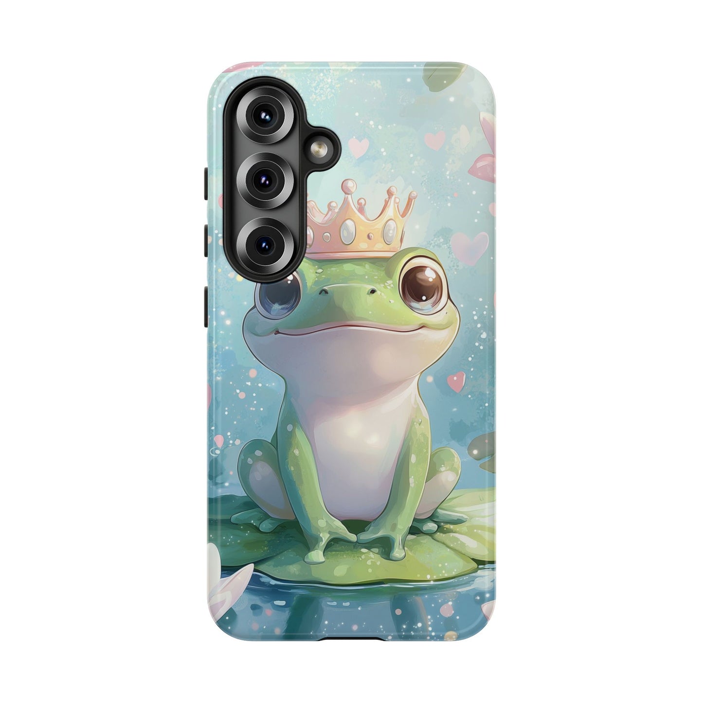Royal Frog Phone Case – Cute Anime Aesthetic for iPhone, Google Pixel & Samsung