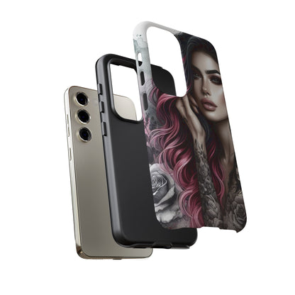 Tattooed Elegance – Gothic Art Mobile Cover