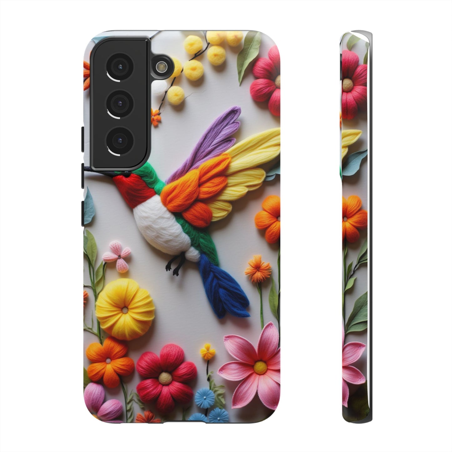 Elegant Hummingbird with Floral Mosaic Design | Nature's Artistic Vibes | Pixel 8 pro