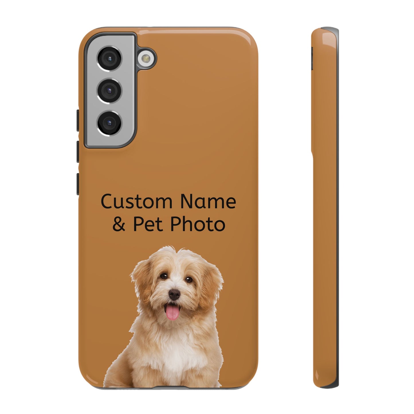 Personalized Custom Pet Phone Case – Add Your Name, Pet Photo or Any Text– Unique Gift for iPhone, Samsung  & Google Pixel – Protective & Stylish Cover"