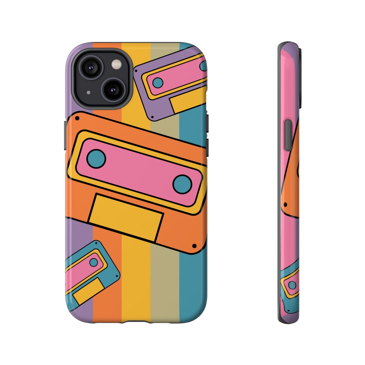 Retro Cassette Tape Phone Case – Vintage 90s Aesthetic for iPhone, Samsung & Google Pixel