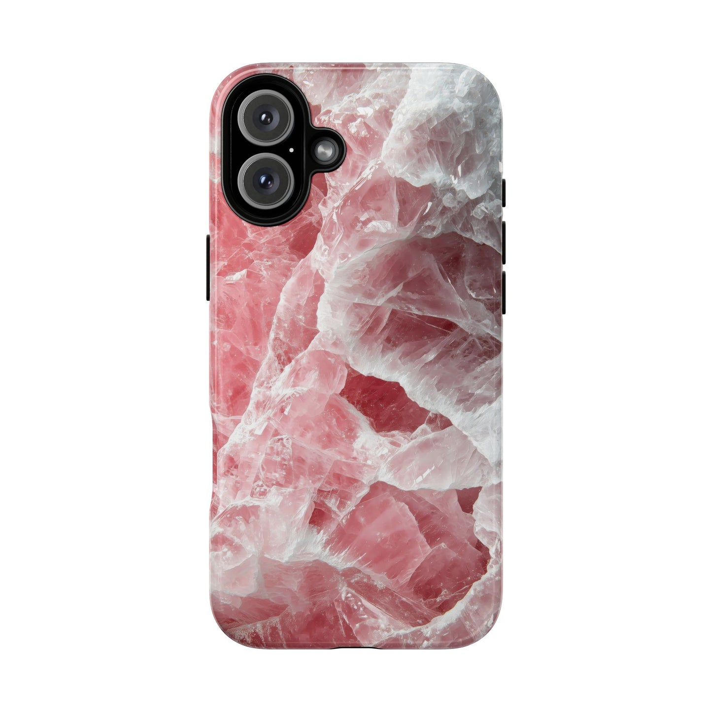 Rose Quartz Crystal Phone Case for iPhone, Samsung & Google Pixel