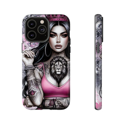 Queen of the Jungle – Regal Tattooed Goddess Mobile Cover