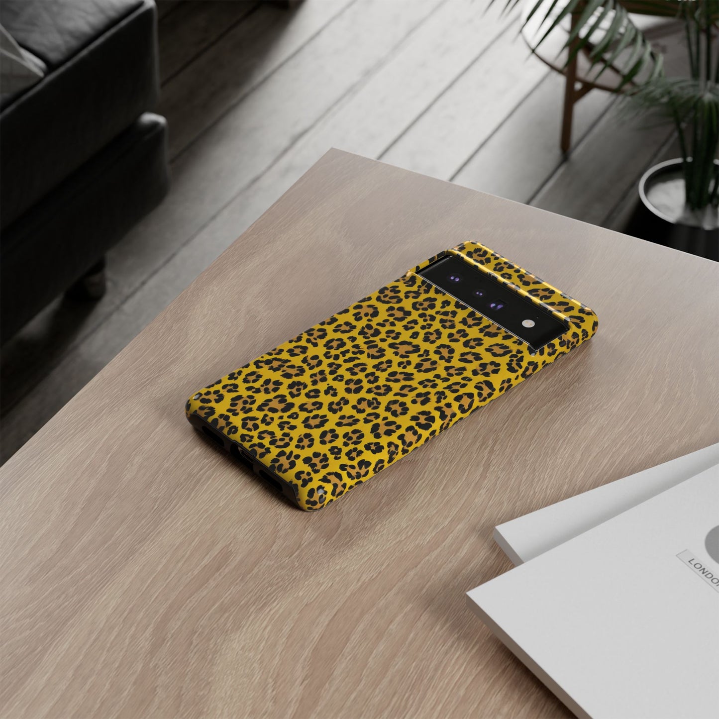 Leopard Texture Printed Back Cover Case phone