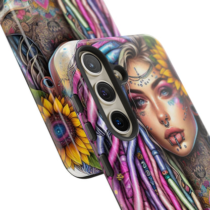 Boho Mandala Goddess – Ethereal Tattoo Art Mobile Cover