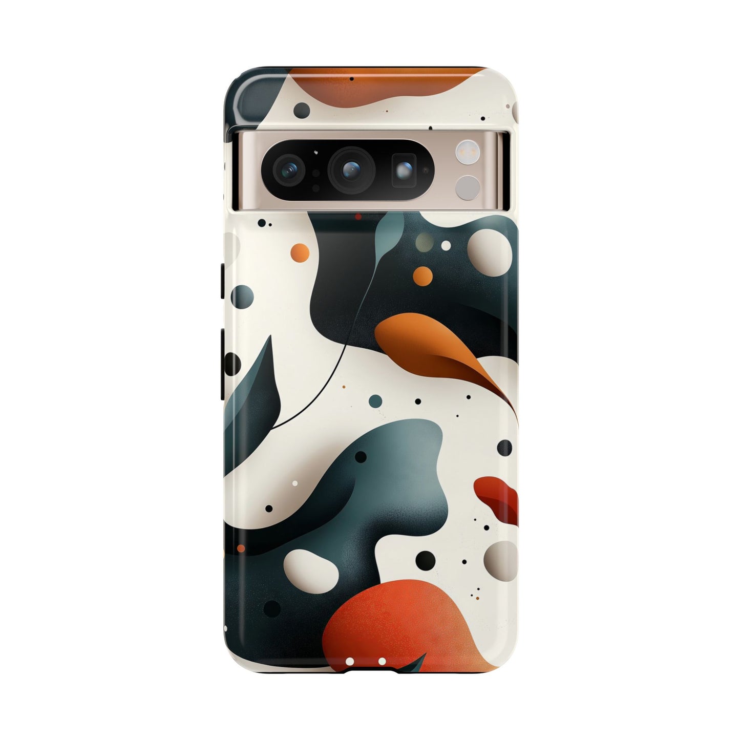 Midnight Bloom – Organic Abstract Phone Case for iPhone, Samsung & Pixel