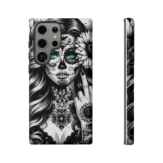 La Rebel – Day of the Dead Gothic Attitude Mobile Cover