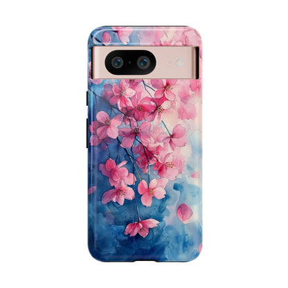 Pastel Petal Rain Watercolor Phone Case for iPhone, google Pixel & Samsung