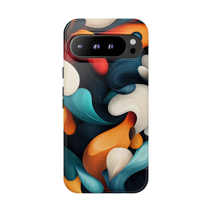 Swirl Spectrum – Vibrant Abstract Phone Case for iPhone, Samsung & Pixel