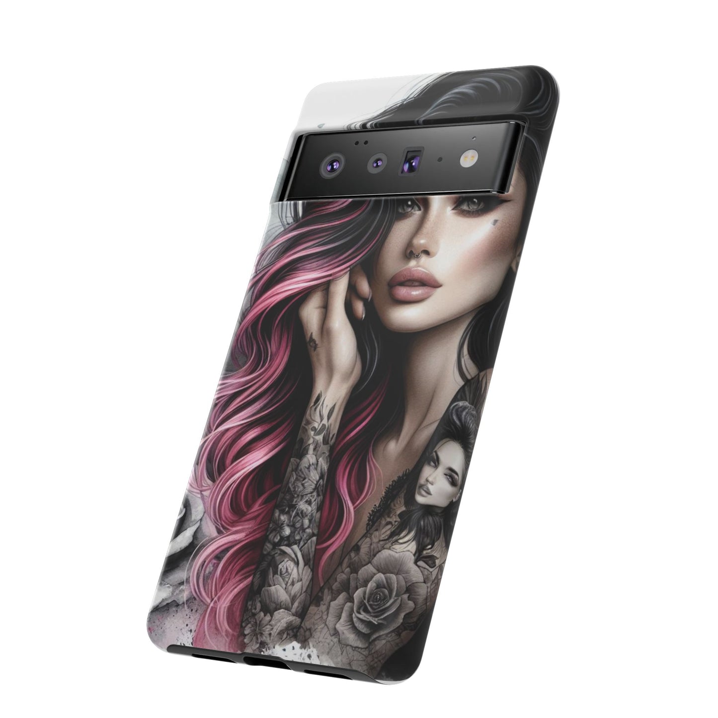 Tattooed Elegance – Gothic Art Mobile Cover