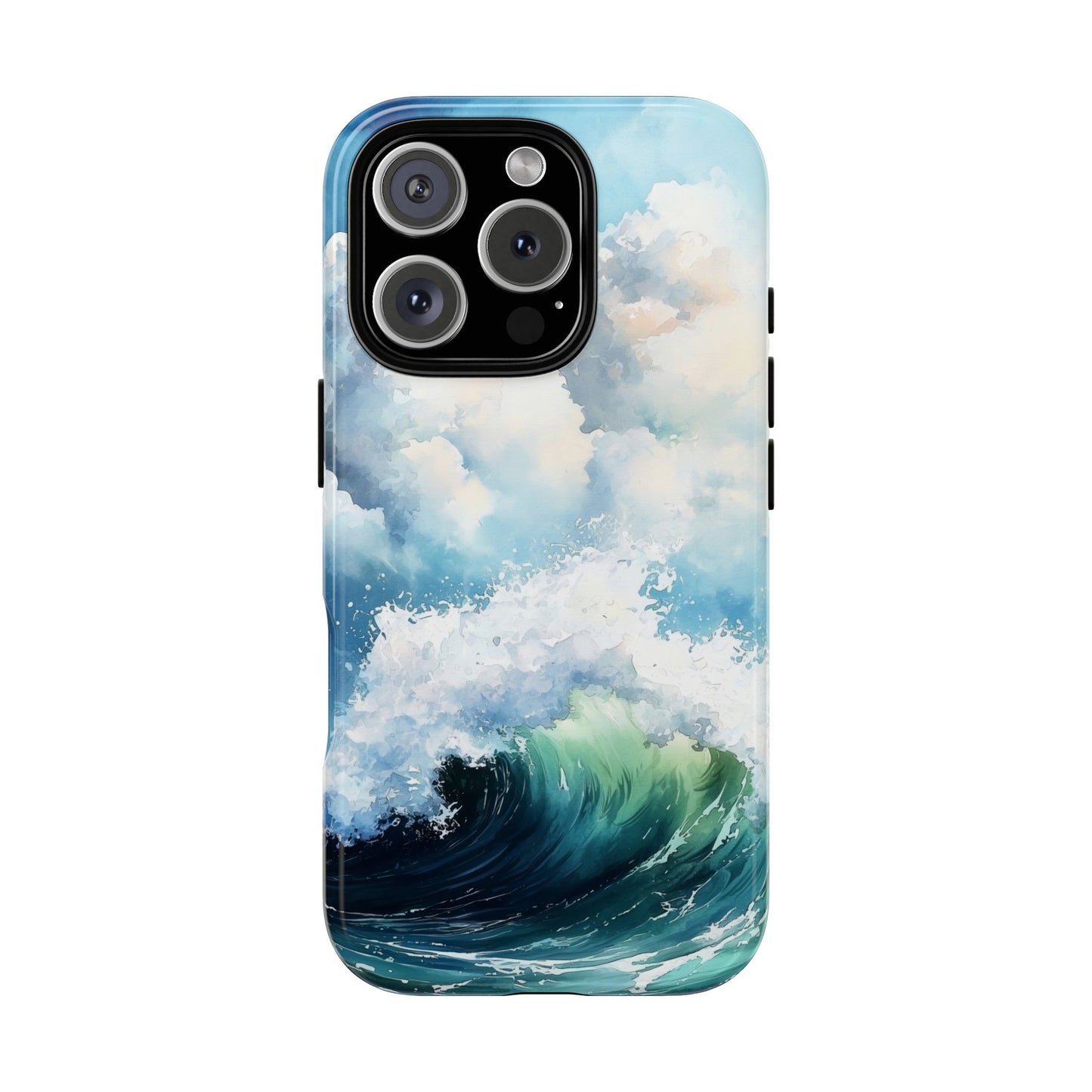Pastel Wave Dream Watercolor Phone Case for iPhone, google Pixel & Samsung