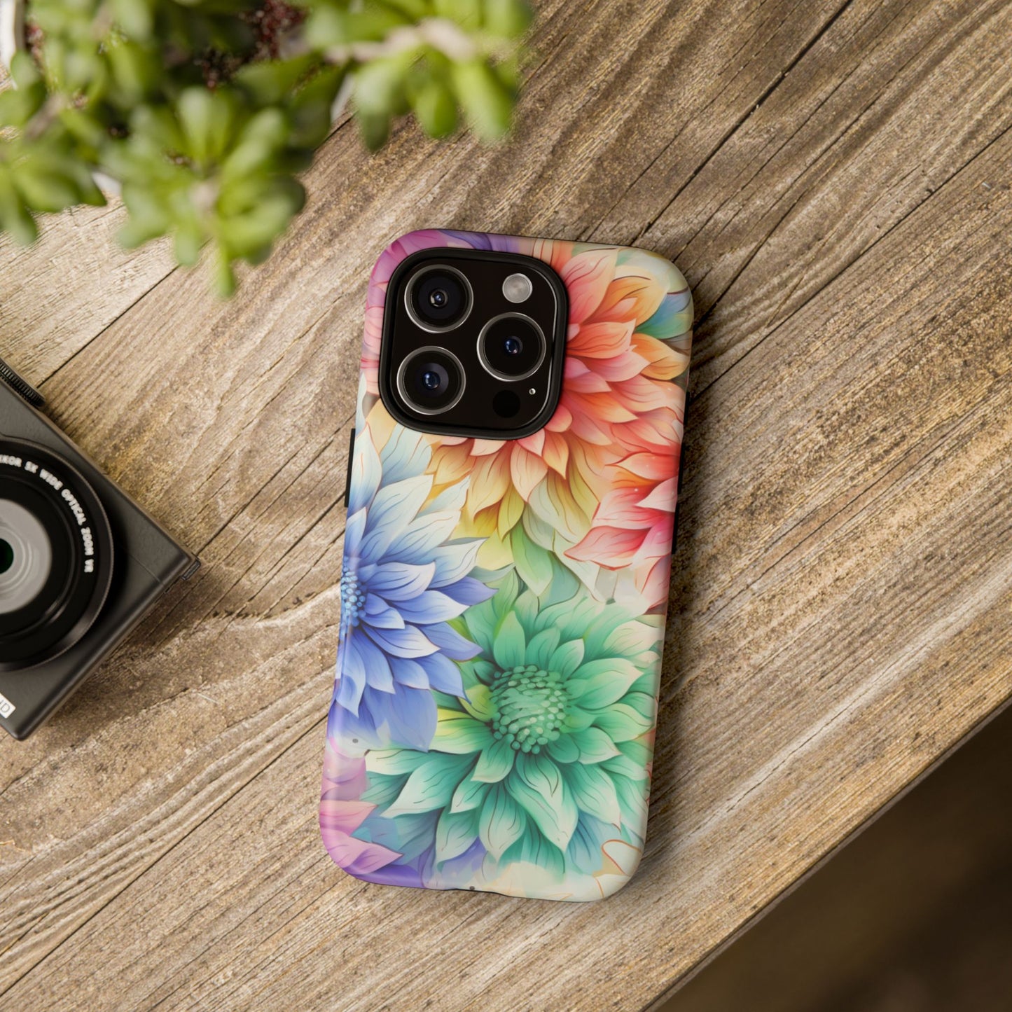 Rainbow Bloom Mandala Floral Mobile Case