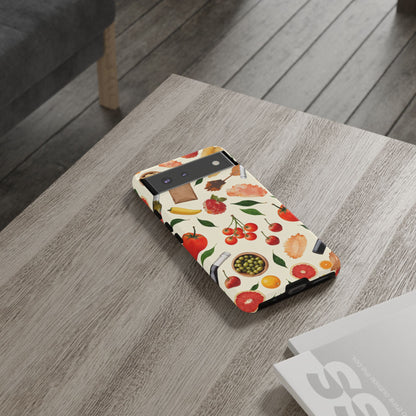 Fresh Fruits & Veggies Pattern Phone Case
