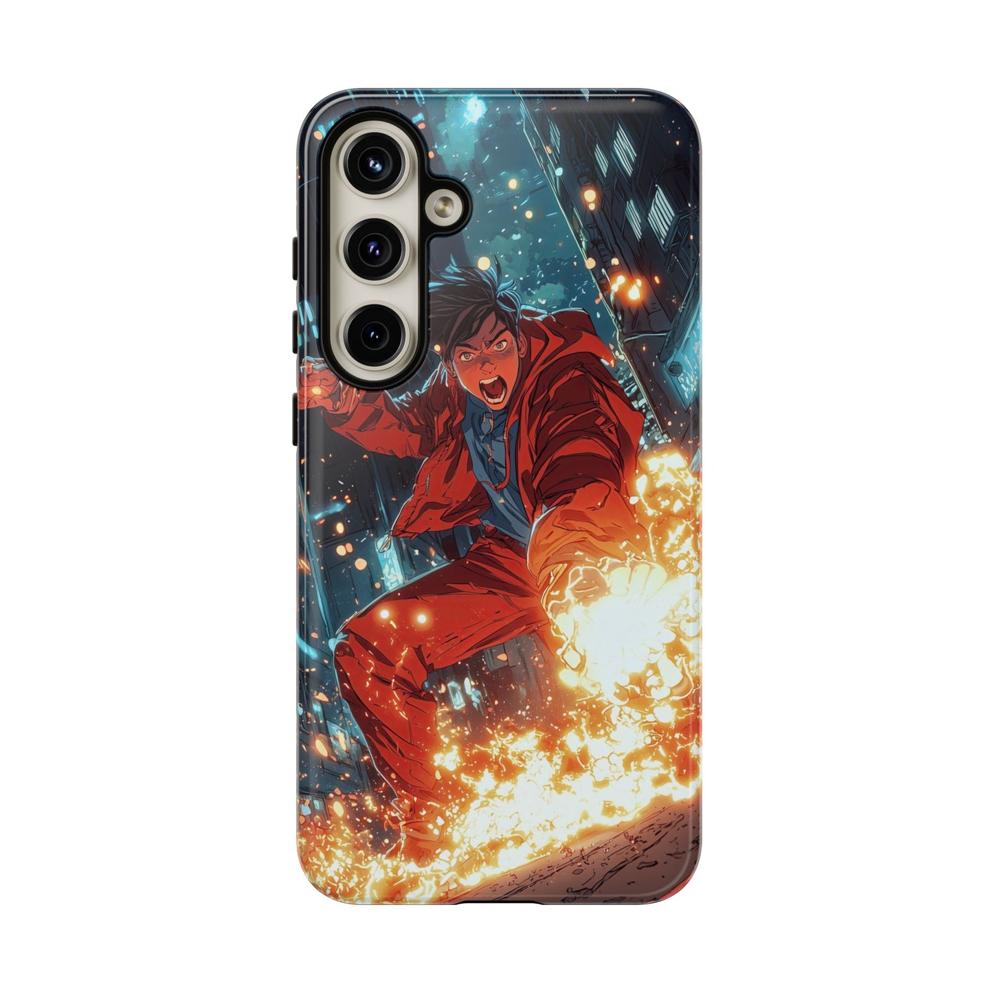 Urban Firestarter | Neon Blaze Hero Phone Case for iPhone, Samsung & Pixel