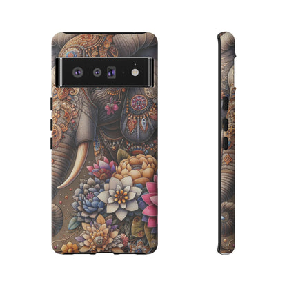 Royal Ornate Elephant Mobile Cover – Luxurious Bohemian Art