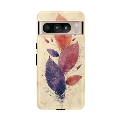 Boho Feather Bloom Phone Case for iPhone, Pixel & Samsung