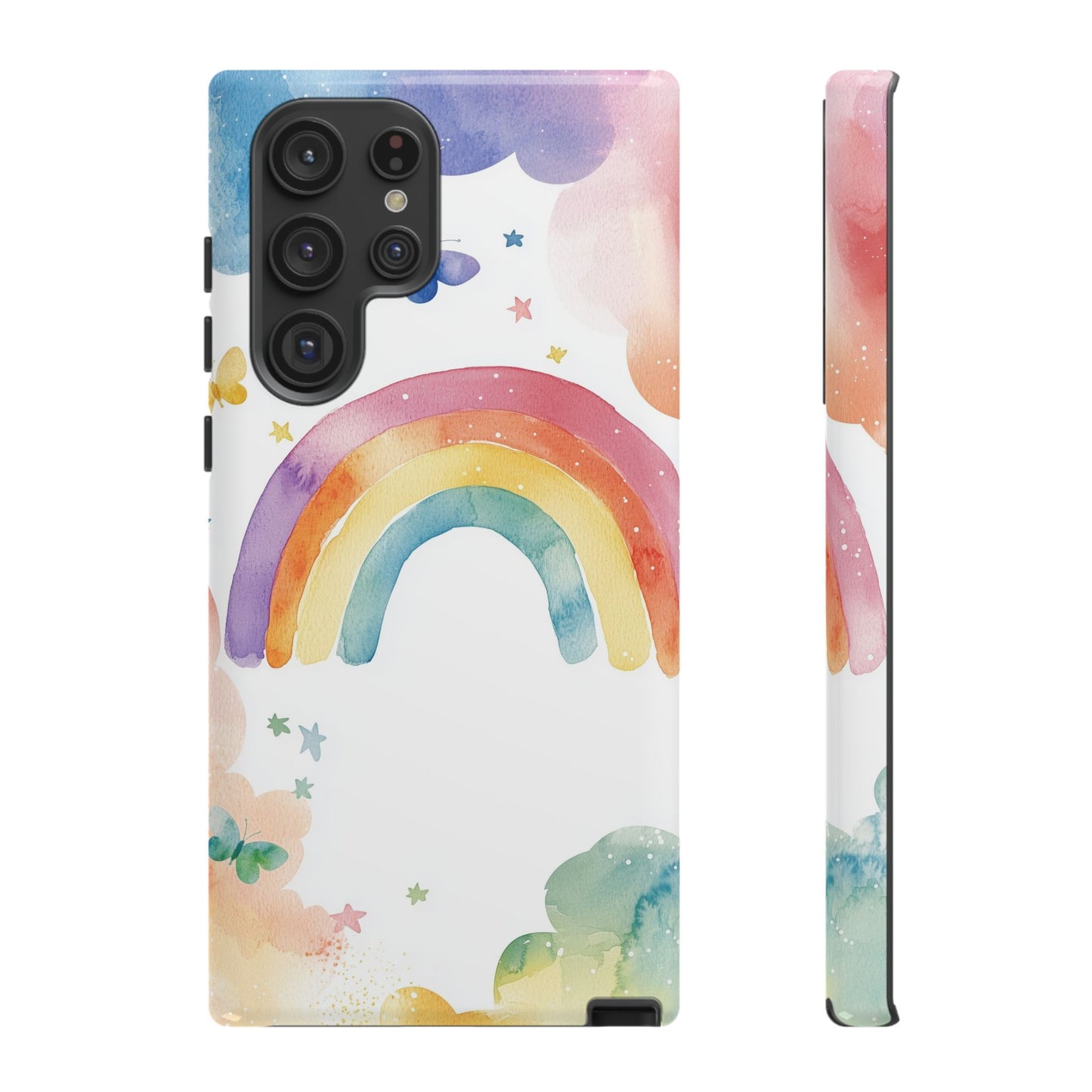 Rainbow Whimsy Watercolor Phone Case for iPhone, google Pixel & Samsung