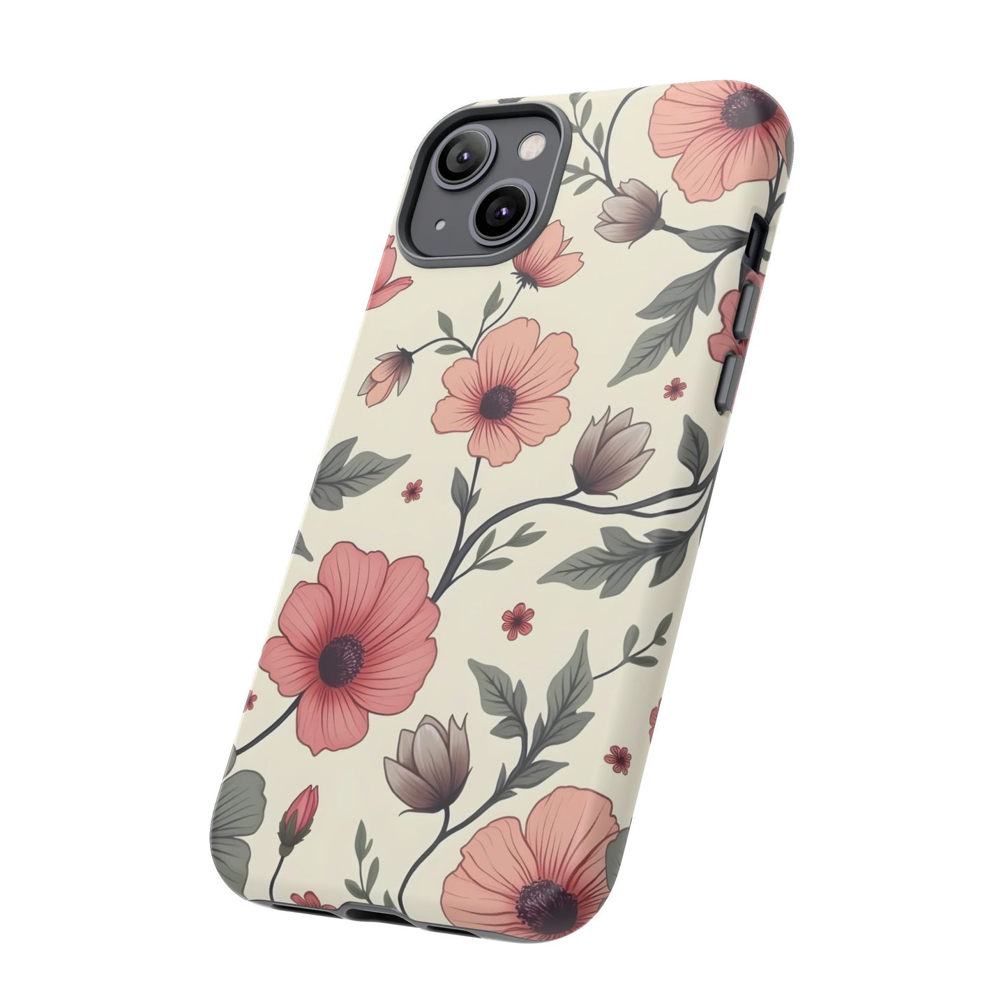 Floral Iphone Case, Botanical Pattern Design