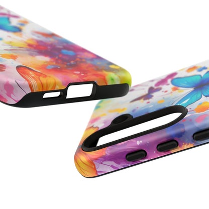 Vibrant Watercolor Butterfly Mobile Case