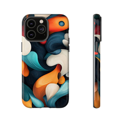 Swirl Spectrum – Vibrant Abstract Phone Case for iPhone, Samsung & Pixel