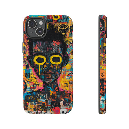 Basquiat Artwork Phone Case – Unique Graffiti Design– iPhone, Samsung & Google Pixel Cover - Artistic Painting Case, Art Lover Gift