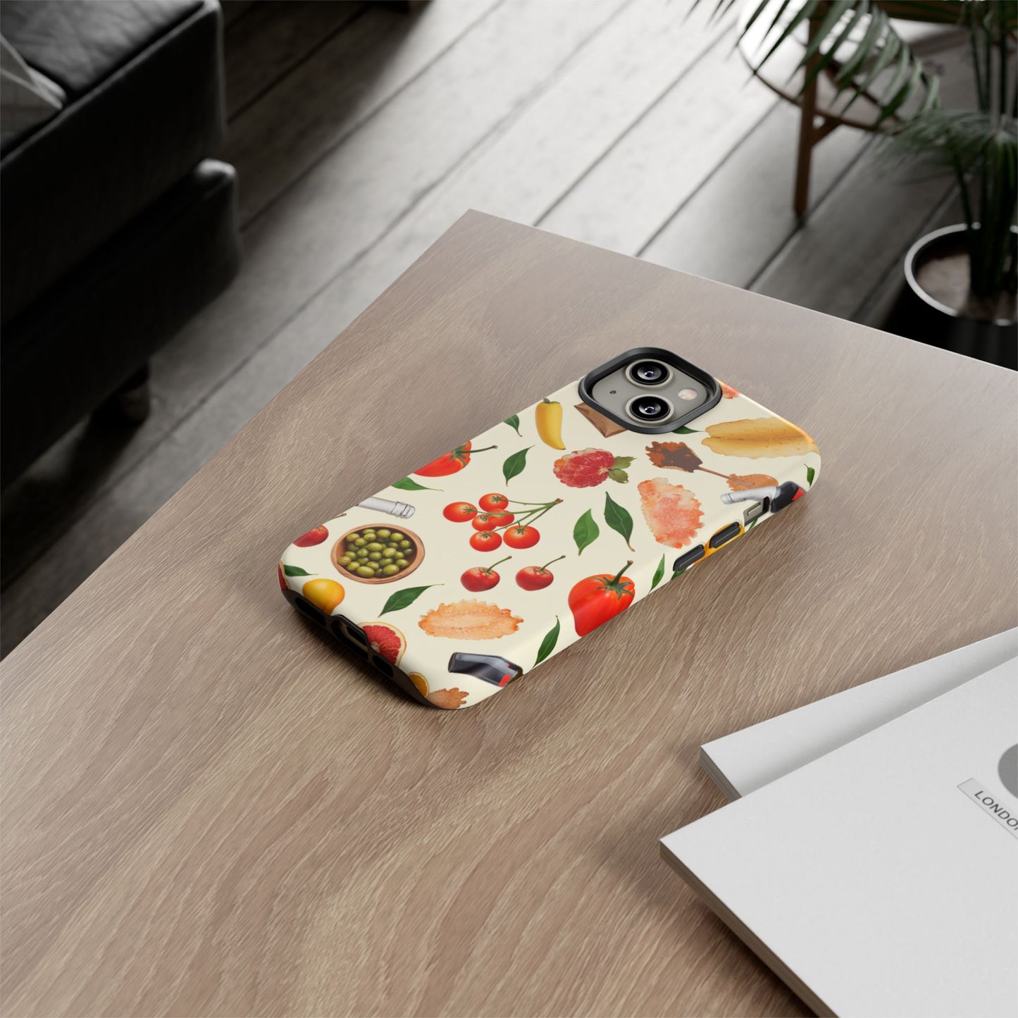 Fresh Fruits & Veggies Pattern Phone Case