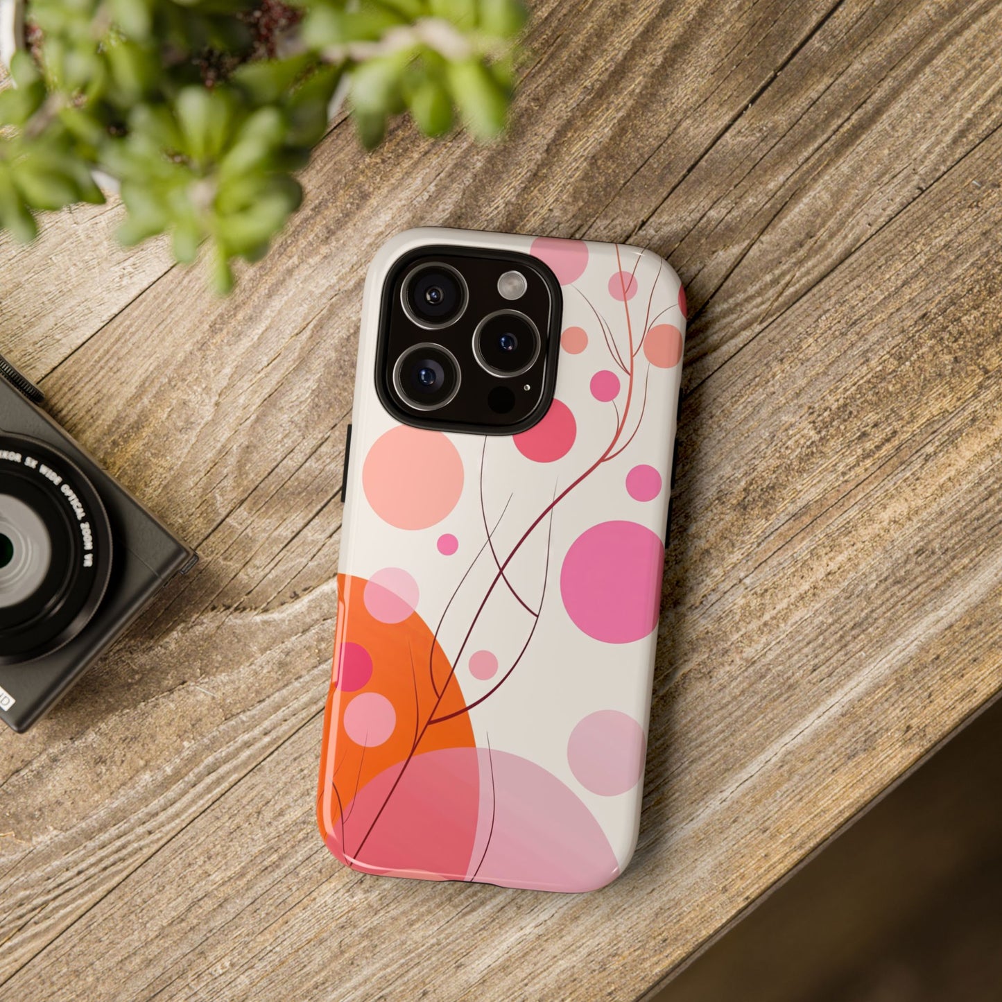Blush Bloom – Abstract Floral Phone Case for iPhone, Samsung & Pixel