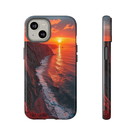Minimal Nature Scene Case – Calm Landscape for iPhone, Samsung & Pixel
