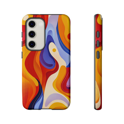 LavaFlow – Vivid Heatwave Abstract Phone Case for iPhone, Samsung & Pixel