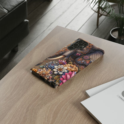 Royal Ornate Elephant Mobile Cover – Luxurious Bohemian Art