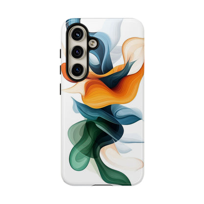 Verdant Flow – Modern Abstract Phone Case for iPhone, Samsung & Pixel