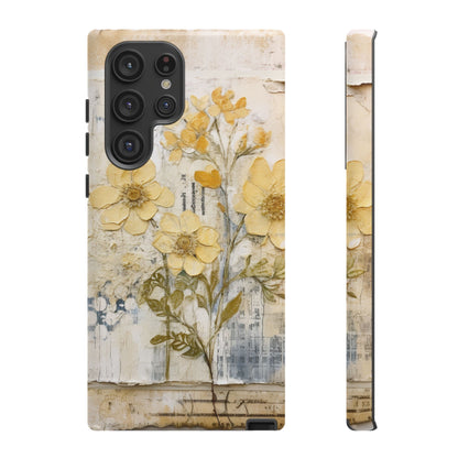 Vintage Botanical Floral Mobile Case